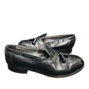 FootJoy Classics Men's Black Leather Tassel Loafer Shoes Size 11D Style 75309